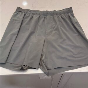 lululemon athletica Men's Light Gray Surge Linerless 6” Athletic Shorts